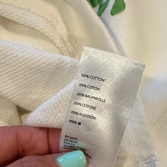 Anthropologie Garima Dhawan Sz XS Love Peace Happiness Sweater • NWT! - Picture 7 of 10